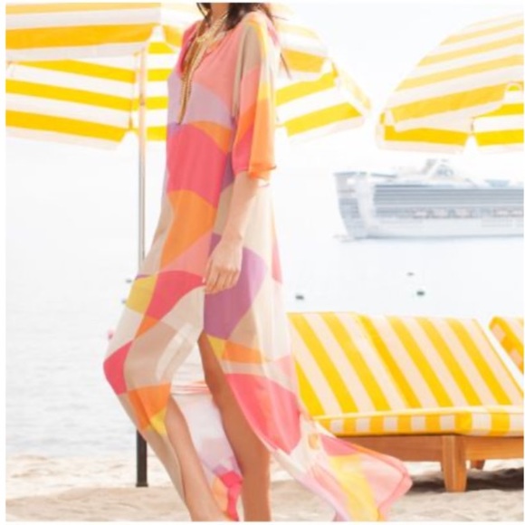 Trina Turk “Nevan” Caftan Maxi Dress - Picture 2 of 16